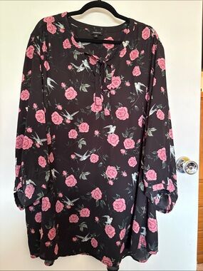 Torrid Gorgeous sheer blouse